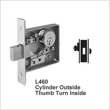 Schlage Commercial L460P Single Cylinder Deadbolt - Click Image to Close