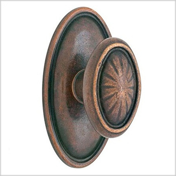 Emtek Lost Wax Bronze Parma Door Knob (PA)
