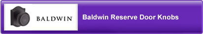 Baldwin Reserve Door Knobs