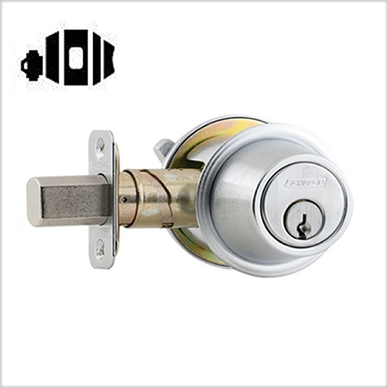 Schlage Commercial B560P Single Cylinder Deadbolt - Click Image to Close