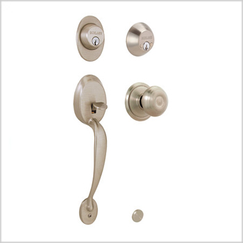 Schlage Plymouth (PLY) Double Cylinder Handleset - Click Image to Close