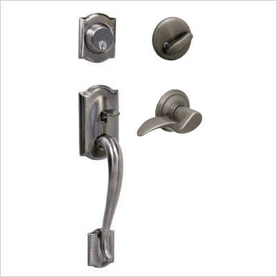 Schlage Camelot (CAM) Single Cylinder Handleset - Click Image to Close